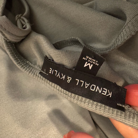 Kendall & Kylie Green Club Mini Dress Size M - Picture 6 of 8